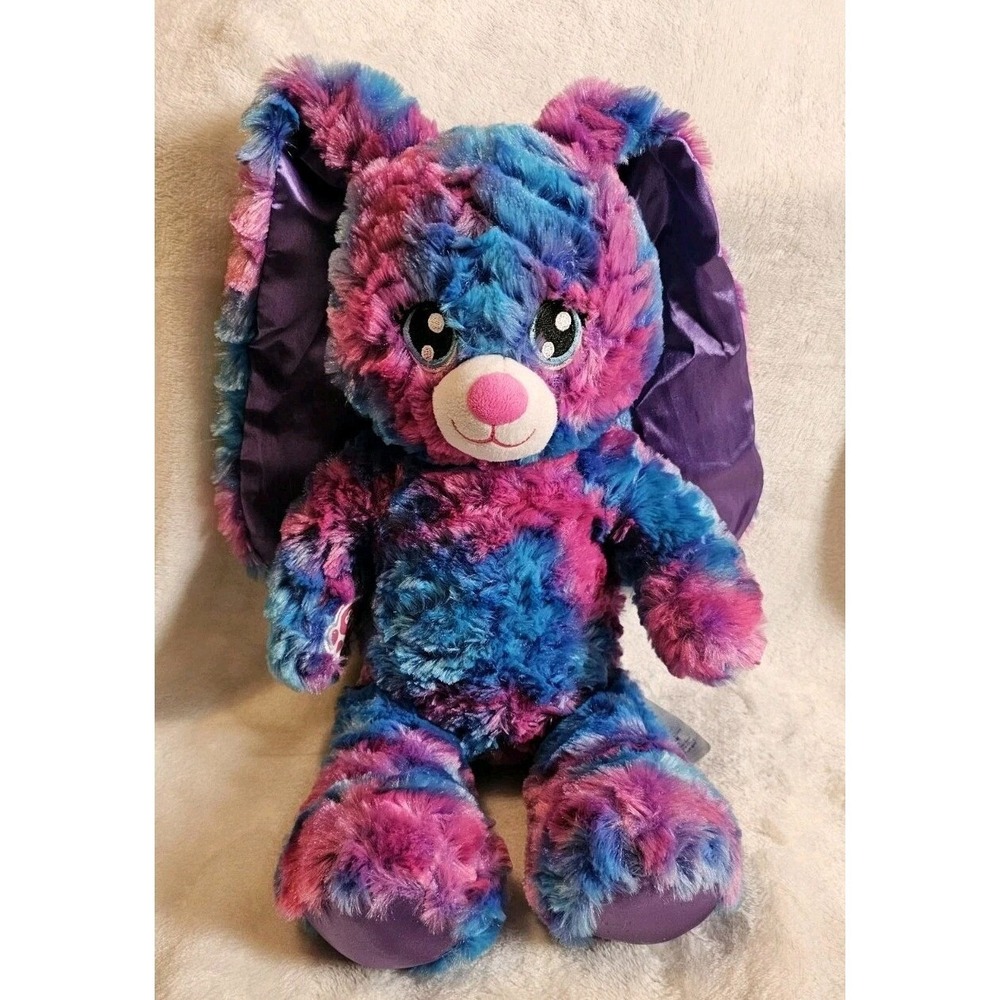 Build A Bear Workshop 2017 Spring Lilac Tye-Dye 17in BUNNY